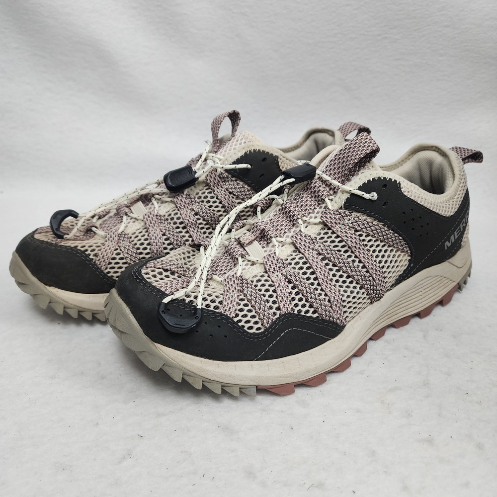 Merrell Wildwood Aerosport J067734 Womens 9 Water Shoes Oyster Burlwood Sneaker